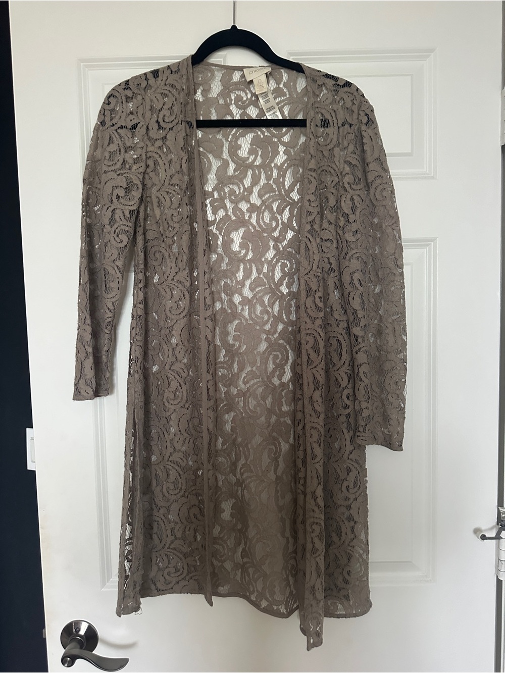Chico's open-front Lace Duster Cardigan